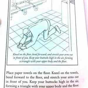 Obrázek 'Kneel on the floor'