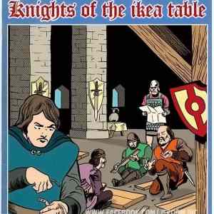 Obrázek 'Knights of the IKEA table'