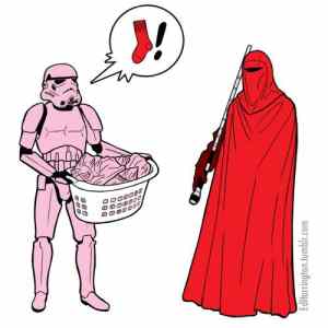 Obrázek 'Laundry day on board the Death Star'