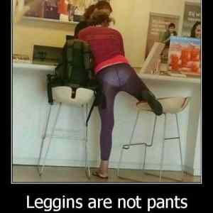 Obrázek 'Leggings Are Not Pants  '