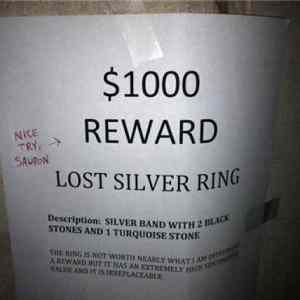 Obrázek 'Lost silver ring'