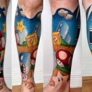 Obrázek 'Mario tattoo'