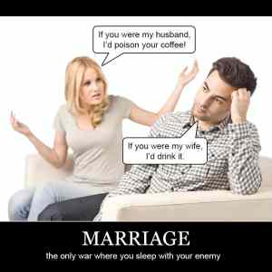 Obrázek 'Marriage - the only war'