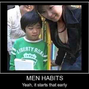 Obrázek 'Men habits'