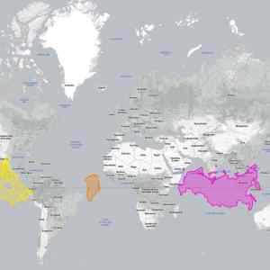 Obrázek 'Mercator - Kanada Gronsko Rusko na rovniku'