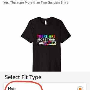 Obrázek 'More than two genders shirt'