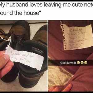 Obrázek 'My Husband Leaves Me Sweet Notes'