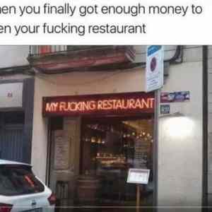 Obrázek 'My fucking restaurant'