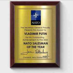 Obrázek 'NATO salesman of the year'