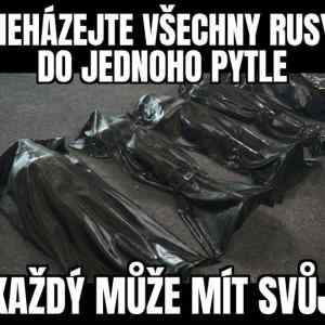 Obrázek 'Nehazejte vsechny rusaky do jednoho pytle'