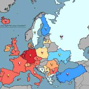 Obrázek 'Percentage of Europeans Who Would Fight for Their Country'