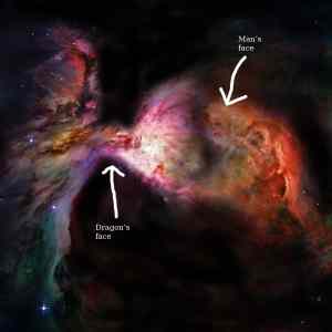 Obrázek 'Picture of the day - Dragon battle seen in Orion Nebula'