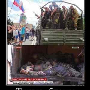 Obrázek 'Pracovni den ruskeho povstalce na Donbasu  Na sichtu a ze sichty'