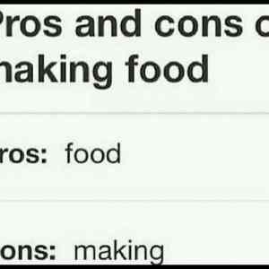 Obrázek 'Pros And Cons Of Making Food'