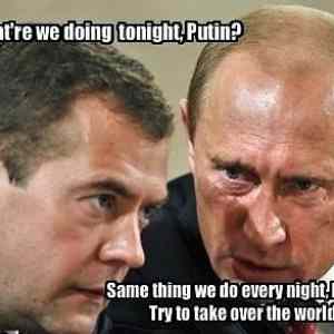 Obrázek 'Putin and Medvedev taking over the world'