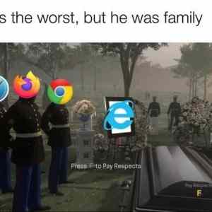Obrázek 'RIP Internet Explorer'