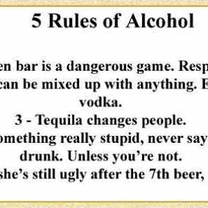 Obrázek 'Rules Of Alcohol'