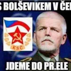 Obrázek 'S bolsevikem v cele jde CR doprdele'
