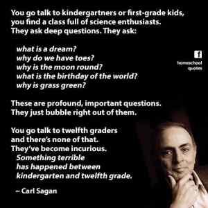 Obrázek 'Sagan on school kids'