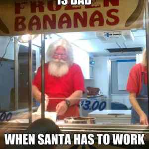 Obrázek 'Santa have to work'
