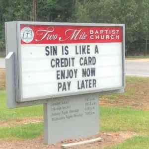 Obrázek 'Sin&nbsp;ls&nbsp;Like&nbsp;A&nbsp;Credit&nbsp;Card'