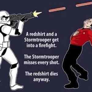 Obrázek 'Star Wars sterotype vs Star Trek stereotype'
