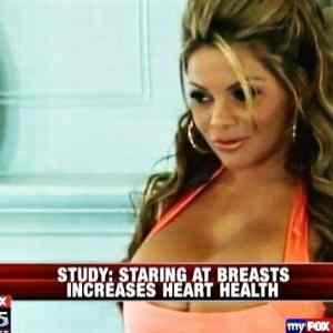 Obrázek 'Staring at breast increases heart health'