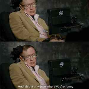 Obrázek 'Stephen Hawking and John Oliver'