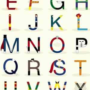 Obrázek 'Superhero Alphabet'