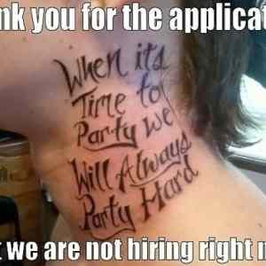Obrázek 'Thanks for the application but'