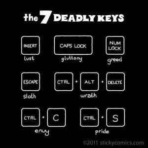 Obrázek 'The 7 deadly keys'