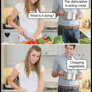 Obrázek 'The Dishwasher Is Acting Weird'