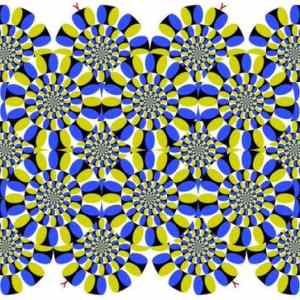 Obrázek 'The  27Rotating Snakes 27 optical illusion was created by Akiyoshi Kitaoka'