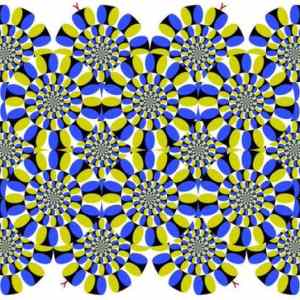 Obrázek 'The  27Rotating Snakes 27 optical illusion was created by Akiyoshi Kitaoka'