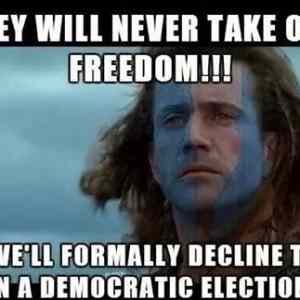 Obrázek 'They will never take our freedom'