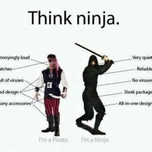 Obrázek 'Think ninja'