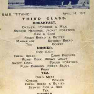 Obrázek 'Titanic Menu'