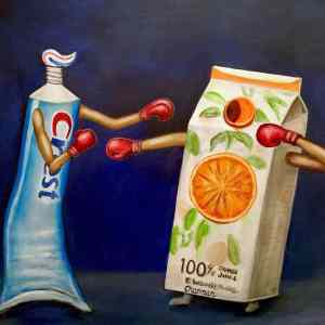 Obrázek 'Toothpaste VS Orange Juice'