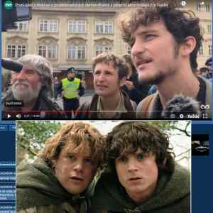Obrázek 'Vondrarek vs Frodo a Sam'