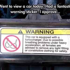 Obrázek 'Warning Sticker'