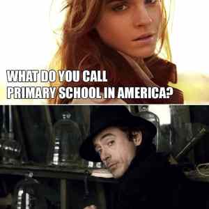 Obrázek 'What do you call primary school in America'