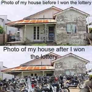 Obrázek 'Winning the lottery changed my life'