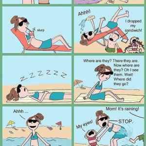 Obrázek 'Without or with kids comics'