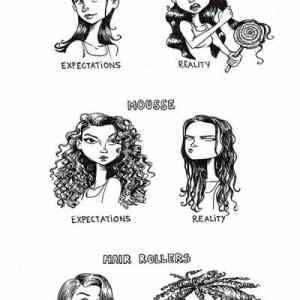 Obrázek 'Womens Hair - Expectations Vs Reality'