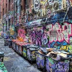 Obrázek 'X- Graffiti Alley in Melbourne'