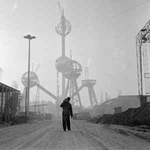 Obrázek ' Stavba Atomia - Brusel -1958 '