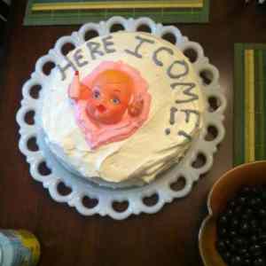 Obrázek 'a baby cake'