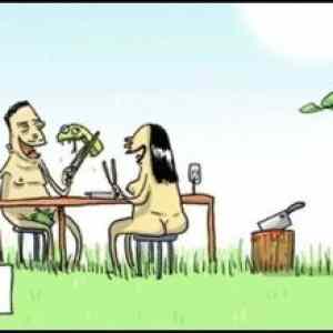 Obrázek 'adam and eve made in china'