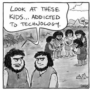 Obrázek 'addicted to technology '