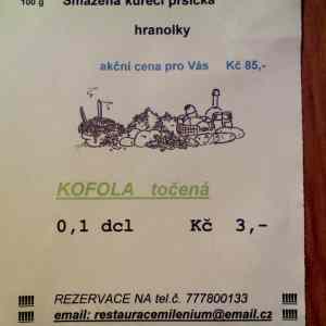 Obrázek 'akcni cena 15 Kc za panak kofoly'